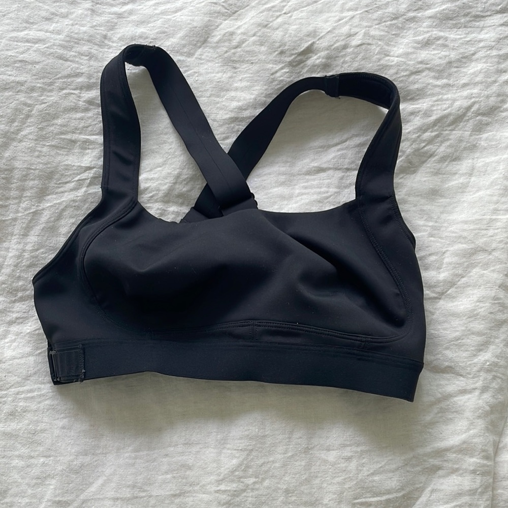 free people black sports bra